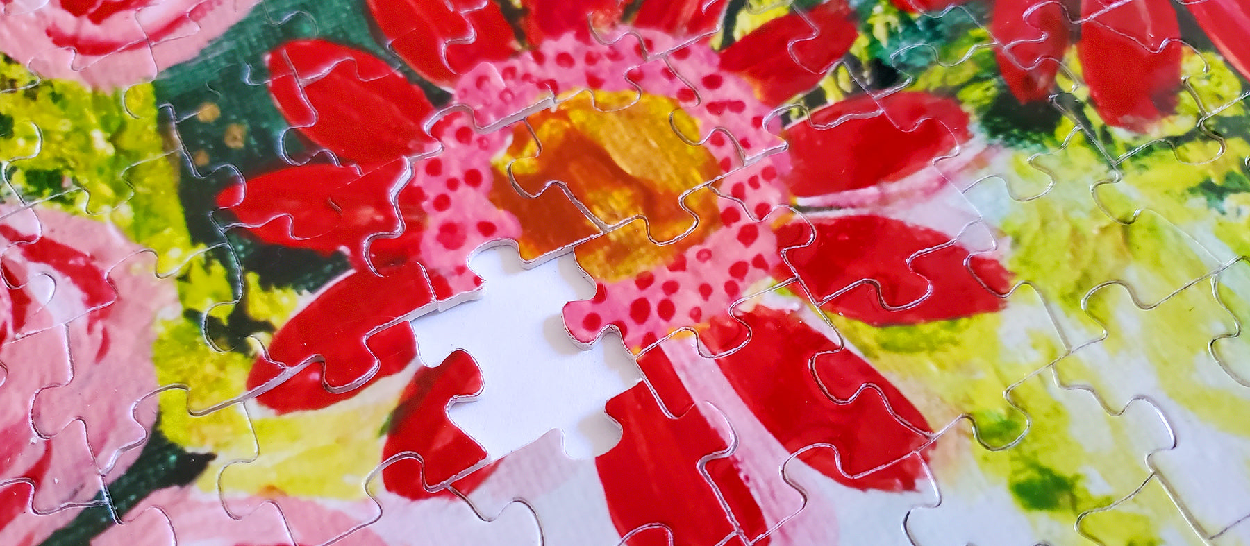 vibrant whimsical floral art puzzles melinda tomasello art gift givingi